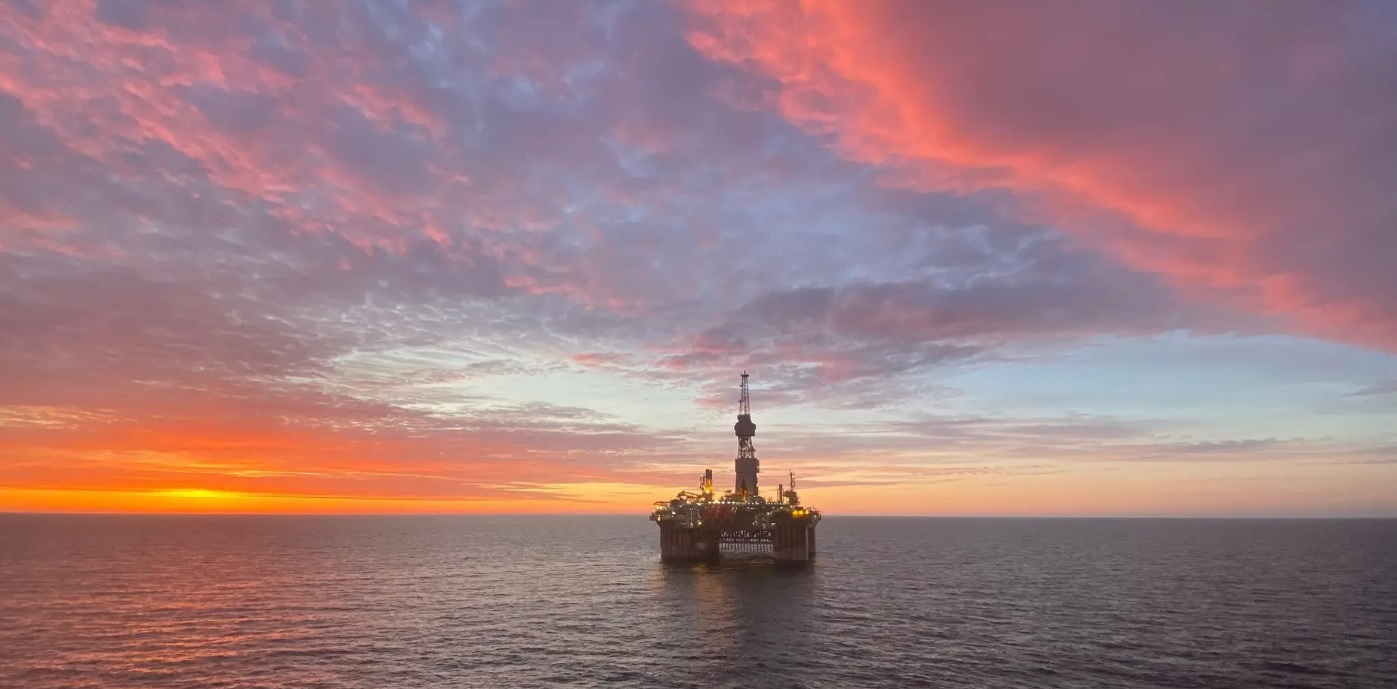 The Njord A platform in the Norwegian Sea.