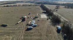 TC Energy response staging area on Saturday, Dec. 10, 2022, in Washington County, Kansas.