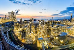 S-Oil Corp.'s Ulsan complex, South Korea. S-Oil Corp.'s Ulsan complex, South Korea.