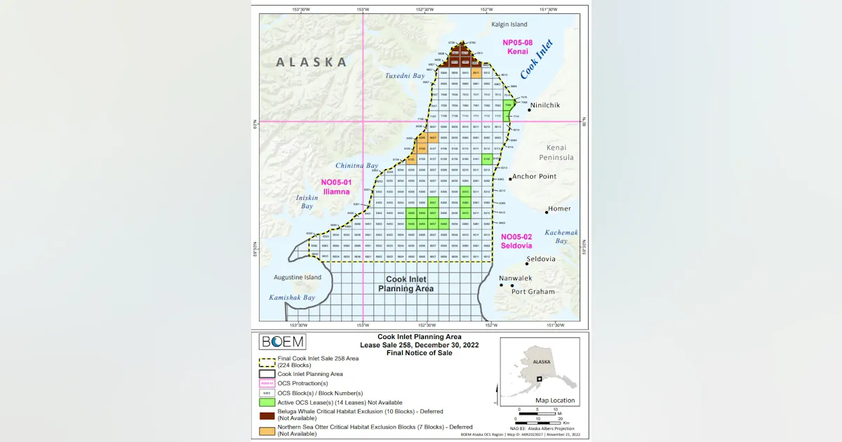 Cook Inlet Gas Storage Map Hilcorp wins 1 federal, 6 state exploration tracts in Cook Inlet | Oil ...