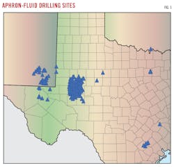 Aphron-Fluid Drilling Sites (Fig. 1). Aphron-Fluid Drilling Sites (Fig. 1).