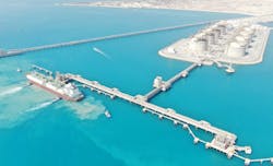 The LNG import terminal at Al-Zour became fully operable in February 2022. (Fig. 3). The LNG import terminal at Al-Zour became fully operable in February 2022. (Fig. 3).