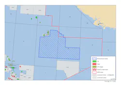 NPD CO2 storage acreage map. NPD CO2 storage acreage map.
