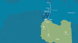 Joint venture map, Libya.