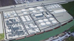 Grön Fuels plans to commission Phase 1 of its Baton Rouge carbon-negative renewable fuels complex in 2025 at a production capacity of 65,000 b/d (Fig. 1). Grön Fuels plans to commission Phase 1 of its Baton Rouge carbon-negative renewable fuels complex in 2025 at a production capacity of 65,000 b/d (Fig. 1).