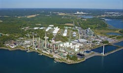 After shuttering its 58,000-b/d Naantali refinery in March 2021, Neste converted the site into the Naantali harbor and distribution terminal that—alongside a wastewater treatment plant—includes a port, storage tanks, and a truck terminal for distribution of transportation fuels throughout southwest Finland (Fig. 4). After shuttering its 58,000-b/d Naantali refinery in March 2021, Neste converted the site into the Naantali harbor and distribution terminal that—alongside a wastewater treatment plant—includes a port, storage tanks, and a truck terminal for distribution of transportation fuels throughout southwest Finland (Fig. 4).