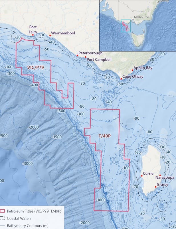 ConocoPhillips plans to undertake exploration activities in Australia offshore permits VIC/P79 and T/49P.