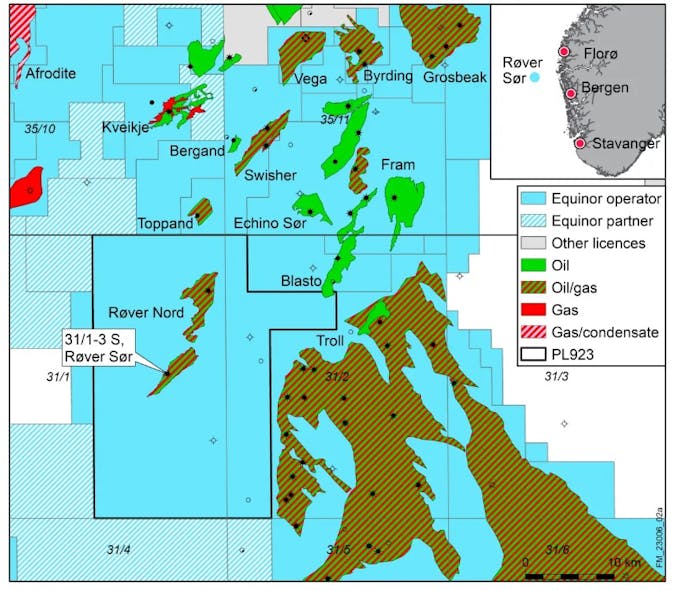Equinor Energy discovered oil and gas near the Troll area of the North Sea.