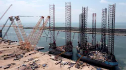 Construction of Altamira FLNG unit.