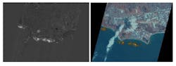 HSI allowed analysis of NASA Hyperion satellite data over a May 2015 oil spill off Santa Barbara, Calif. (Fig. 4). HSI allowed analysis of NASA Hyperion satellite data over a May 2015 oil spill off Santa Barbara, Calif. (Fig. 4).