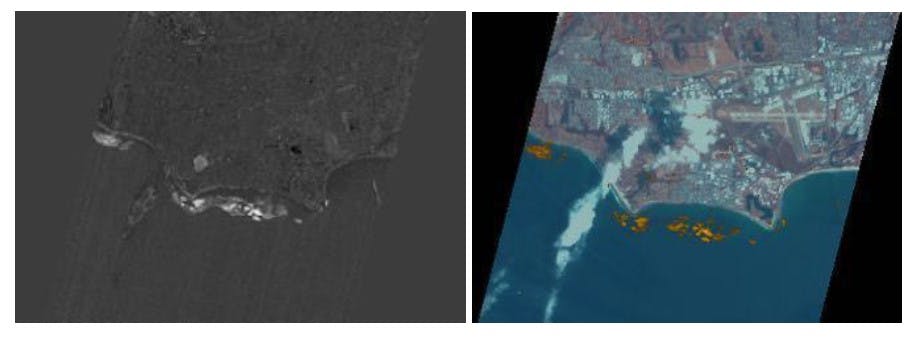 HSI allowed analysis of NASA Hyperion satellite data over a May 2015 oil spill off Santa Barbara, Calif. (Fig. 4).