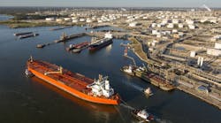 ExxonMobil’s Baytown refinery and Houston Ship Channel. ExxonMobil’s Baytown refinery and Houston Ship Channel.
