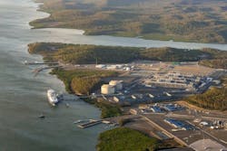 Australia Pacific LNG, Queensland. Australia Pacific LNG, Queensland.