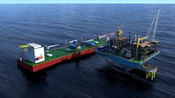 Pasca A Phase I development concept offshore Papua New Guinea. Pasca A Phase I development concept offshore Papua New Guinea.