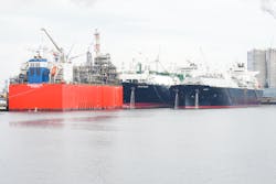 EemsEnergyTerminal BV, in Eemshaven, the Netherlands. EemsEnergyTerminal BV, in Eemshaven, the Netherlands.