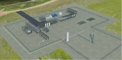 Visualization of Phase 1 modular gas plant for South Erregulla.
