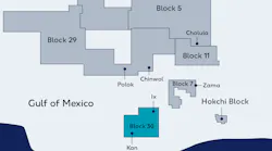 Wintershall Dea's license portfolio in Mexico's Sureste basin.