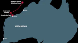 Proposed Browse LNG project offshore Western Australia.
