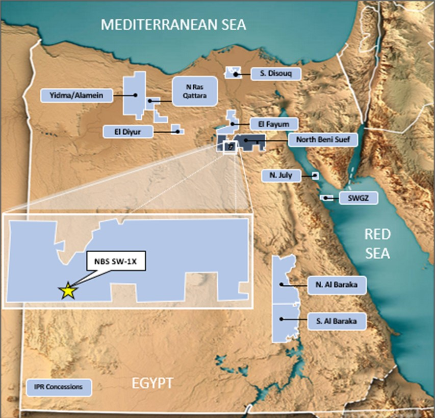 North Beni Suef exploration concession in Egypt.
