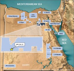 North Beni Suef exploration concession in Egypt.