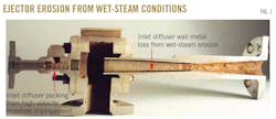Ejector Erosion From Wet-Steam Conditions. Ejector Erosion From Wet-Steam Conditions.