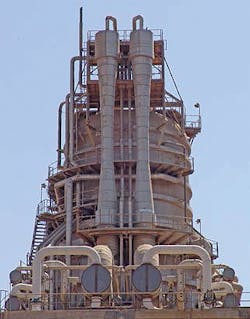 Commissioned in the 1980s, the refinery’s VDU three-stage ejector system continues to operate reliably following a series of strategic and routine investments across its lifetime (Fig. 5). Commissioned in the 1980s, the refinery’s VDU three-stage ejector system continues to operate reliably following a series of strategic and routine investments across its lifetime (Fig. 5).