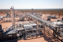 Pinon Midstream operations in New Mexico. Pinon Midstream operations in New Mexico.