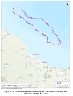 ExxonMobil plans 35-well drilling campaign offshore Guyana.