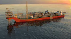 Artist impression of Sangomar FPSO.