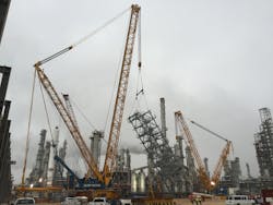 Corpus Christi polymers construction site. Corpus Christi polymers construction site.