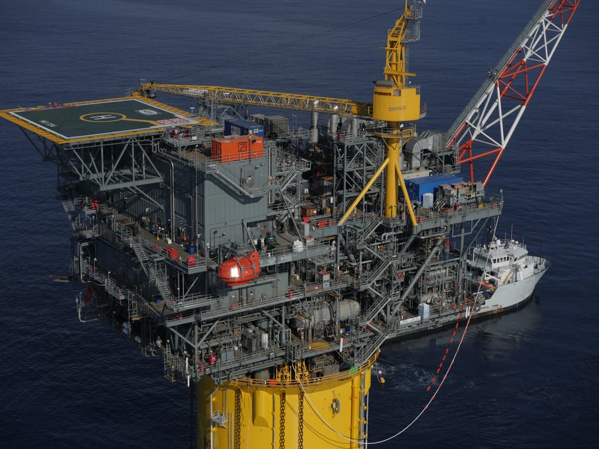 Tubular Bells production platform in the US Gulf of Mexico.