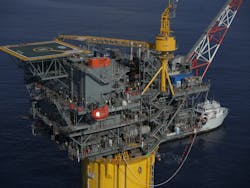Tubular Bells production platform in the US Gulf of Mexico.