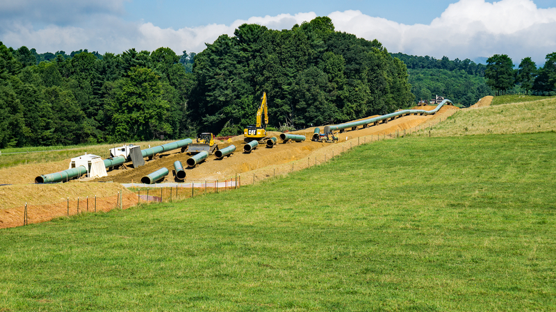 Mountain Valley Pipeline construction.