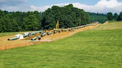 Mountain Valley Pipeline construction. Mountain Valley Pipeline construction.