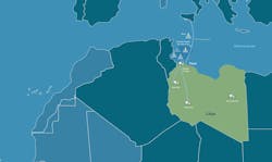 Eni operations, Libya. Eni operations, Libya.