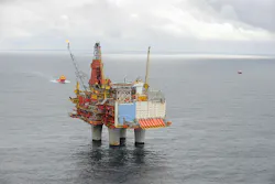 Statfjord C in the North Sea.