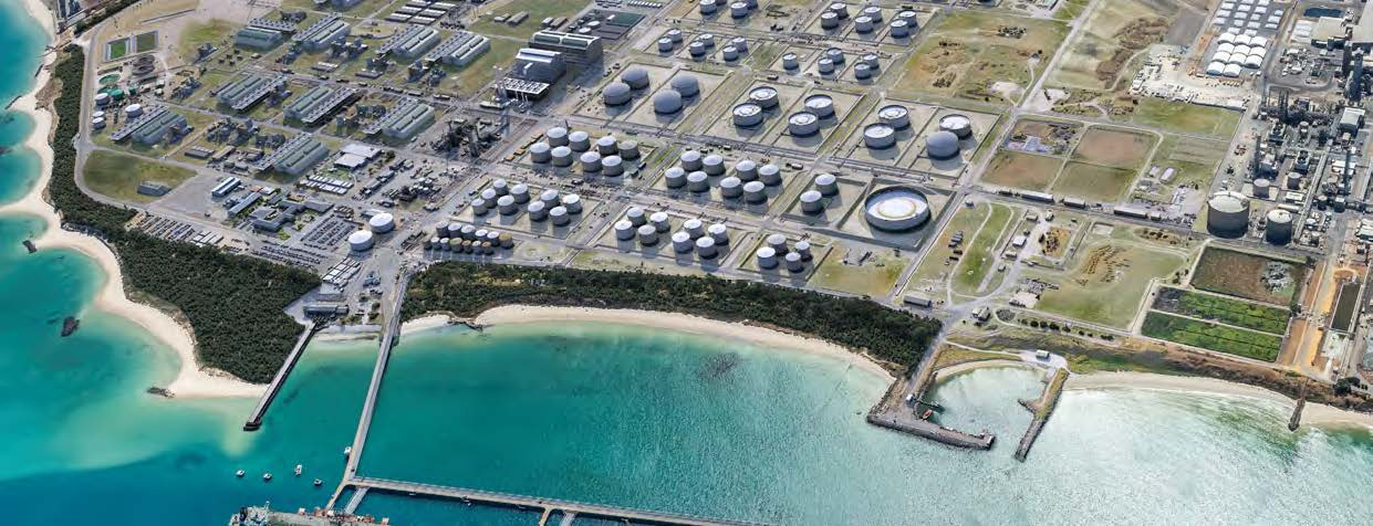 Artist's impression of bp's proposed Kwinana energy hub.