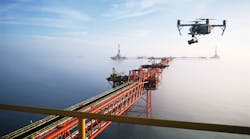 Connected Oil Platform With Drone Mission Critical Web