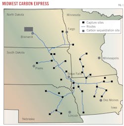 Midwest Carbon Express CCS Pipeline. Fig. 1. Midwest Carbon Express CCS Pipeline. Fig. 1.