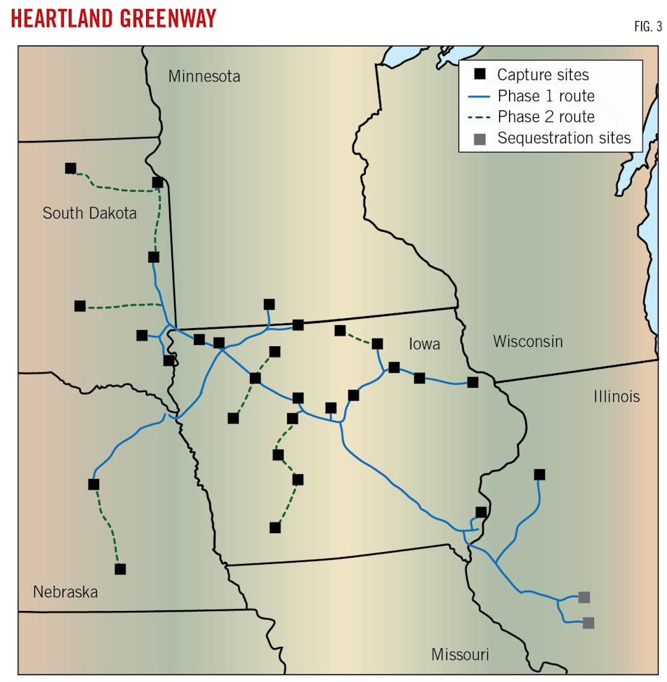 CCS pipeline projects face state, local regulatory issues Oil & Gas Journal