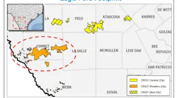 Crescent Energy Eagle Ford asset map.