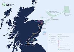 Acorn CCS project map. Acorn CCS project map.