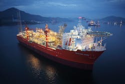 The Petrojarl Knarr FPSO. The Petrojarl Knarr FPSO.