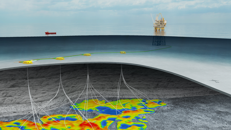 Illustration of Equinor Energy's Breidablikk development, North Sea.
