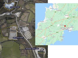 Eden Project in Cornwall, UK, was built over a reclaimed china clay pit 2 km from St. Blazey and incorporates two enclosures of adjoining domes which emulate natural biomes. Heat for the project is being supplied by a new geothermal well. (Fig. 1). Eden Project in Cornwall, UK, was built over a reclaimed china clay pit 2 km from St. Blazey and incorporates two enclosures of adjoining domes which emulate natural biomes. Heat for the project is being supplied by a new geothermal well. (Fig. 1).