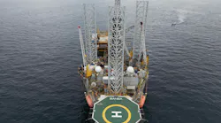 Banba rig on Hylia field, offshore Gabon.