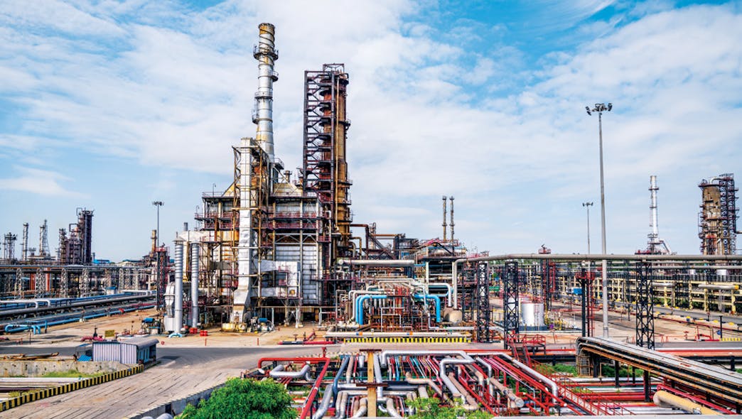 Indian Oil Corp. Ltd. Gujarat refinery, India.
