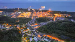 Tangguh LNG plant, Indonesia.