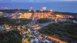 Tangguh LNG plant, Indonesia. Tangguh LNG plant, Indonesia.