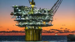 Hess-operated Tubular Bells platform in the US Gulf of Mexico. Hess-operated Tubular Bells platform in the US Gulf of Mexico.